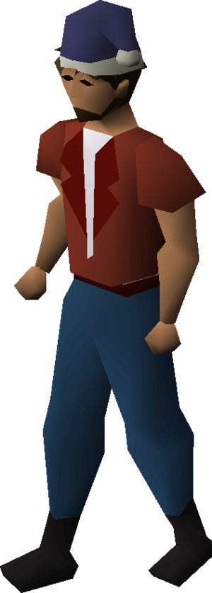 Mithril santa hat equipped male.png