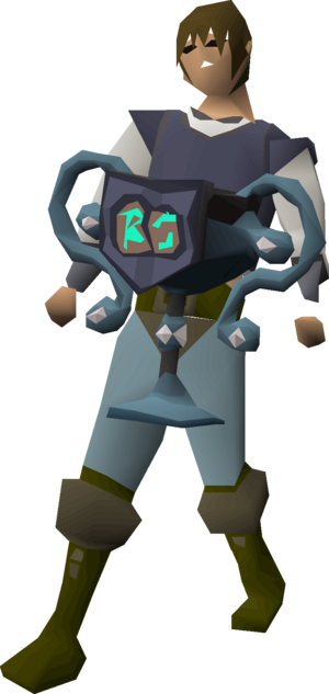 Shattered relics rune trophy equipped male.png