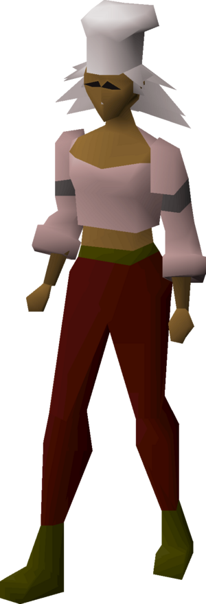 Chef's hat equipped female.png