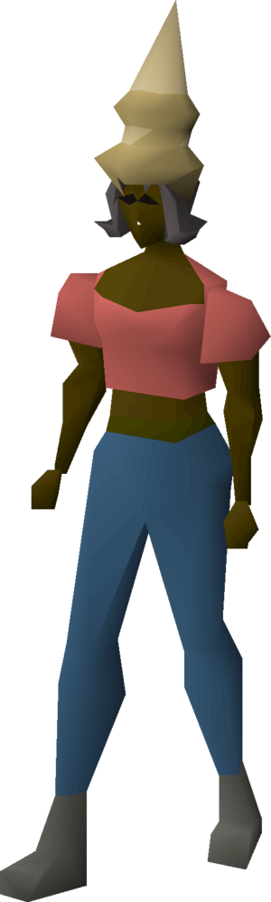 Myre snelm (pointed) equipped female.png