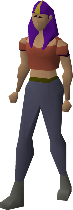 Menaphite purple hat equipped female.png