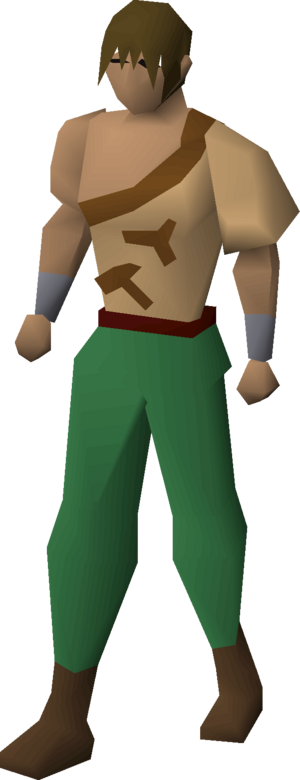 Tribal top (brown) equipped male.png