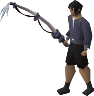 Pearl fly fishing rod equipped.png