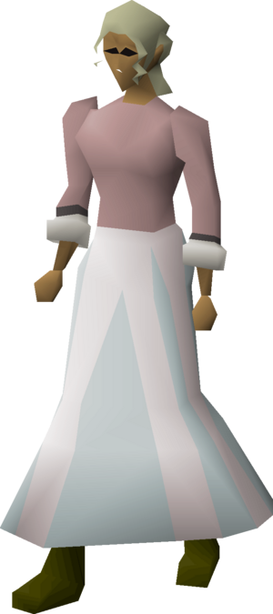 Royal frog skirt equipped female.png