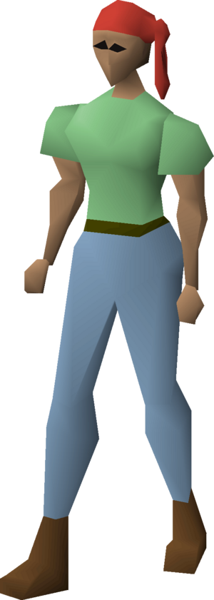 Pirate bandana (red) equipped female.png