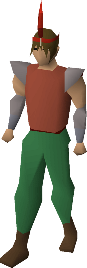 Chompy bird hat (ogre yeoman) equipped.png