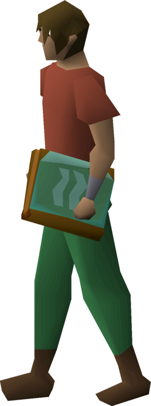 Tome of earth (empty) equipped male.png