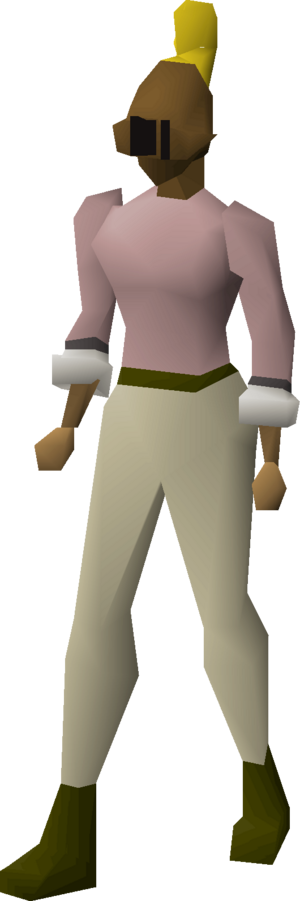 Adamant heraldic helm (Money) equipped female.png