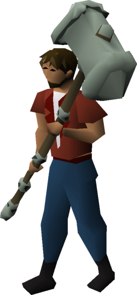 File:Granite maul (or) equipped male.png