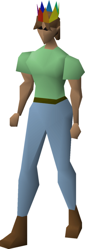 Rainbow partyhat equipped female.png