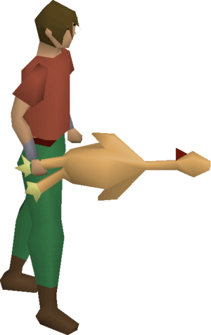 Rubber chicken equipped.png