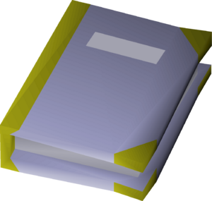 Damaged book (Saradomin) (v2) detail.png