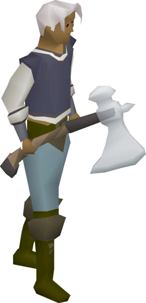 Crystal axe (inactive) equipped.png