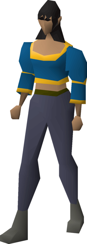 Blue wizard robe (g) equipped female.png