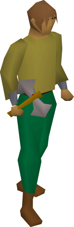 Steel thrownaxe equipped.png