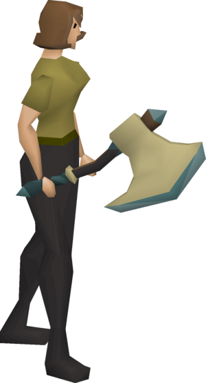 Dragon axe (or) equipped female.png