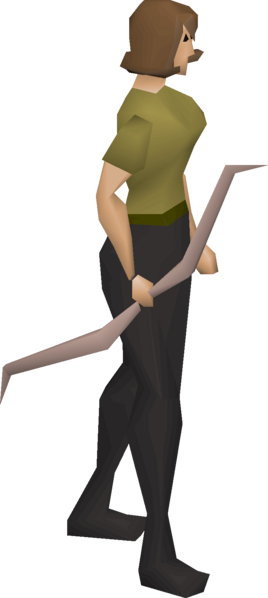 File:Maple shortbow equipped female.png
