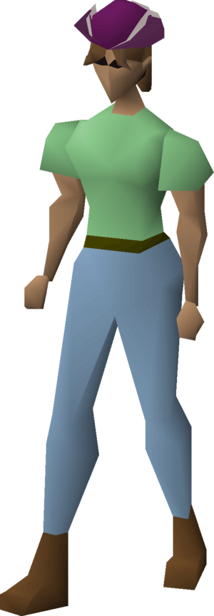 Purple tricorn hat equipped female.png