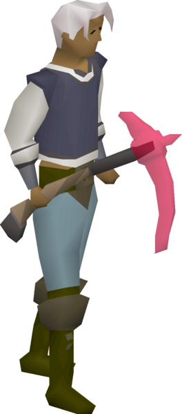 File:Corrupted pickaxe equipped.png