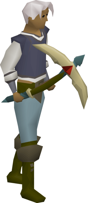 Trailblazer pickaxe (Trailblazer League 2020) equipped.png