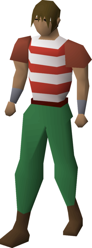 Stripy pirate shirt (red) equipped male.png