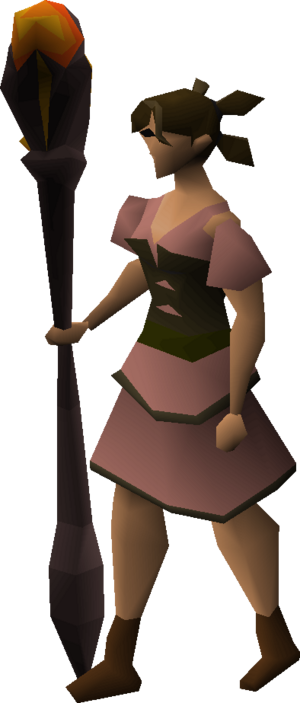 Mystic lava staff (or) equipped female.png