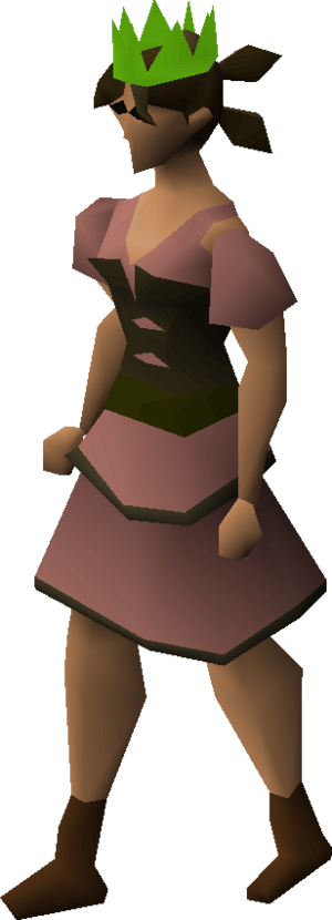 Lime partyhat equipped female.png