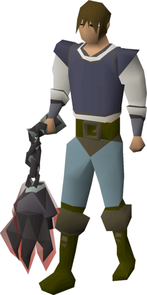 Ursine chainmace equipped male.png