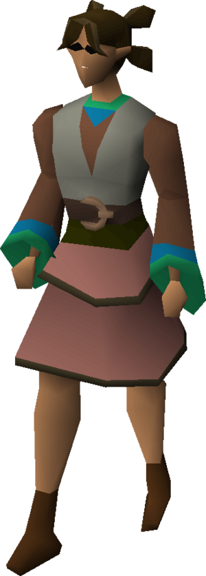 Runecrafter robe top (green) equipped female.png