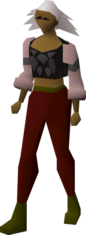 Black d'hide body equipped female.png