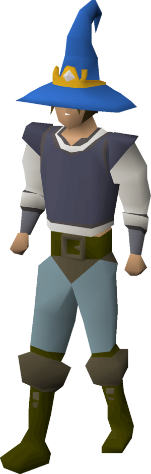 Hat of the eye (blue) equipped male.png