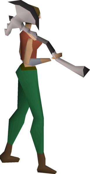 File:3rd age felling axe equipped female.png