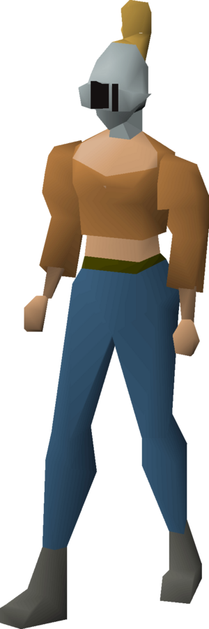 Adamant heraldic helm (Dorgeshuun) equipped female.png