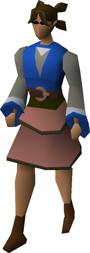 Runecrafter robe top (blue) equipped female.png