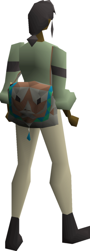 Lost bag (green) equipped female.png