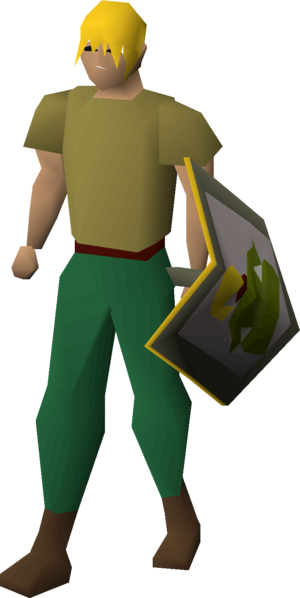 Steel kiteshield (Jogre yellow) equipped male.png