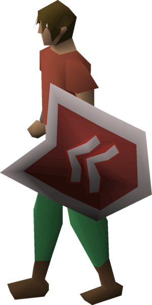Adamant kiteshield (Kandarin) equipped male.png