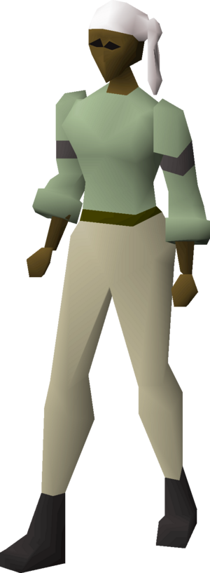 Pirate bandana (white) equipped female.png