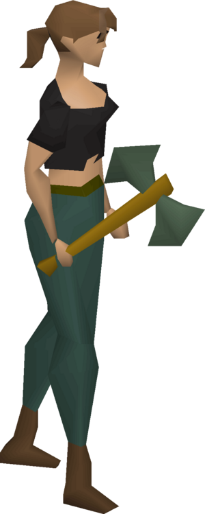 Adamant battleaxe equipped female.png