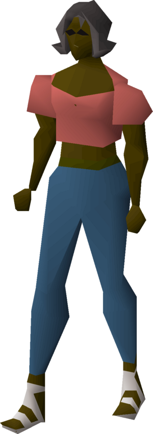 Villager sandals (pink) equipped female.png