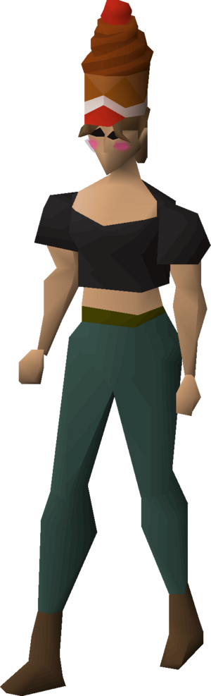 Sweet nutcracker hat equipped female.png