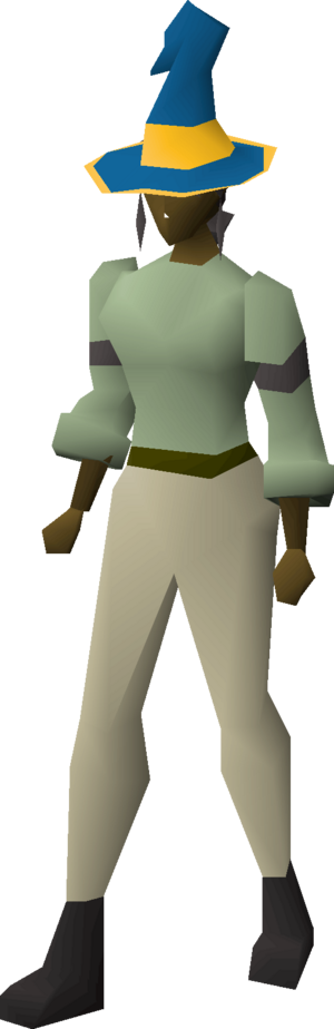 Blue wizard hat (g) equipped female.png