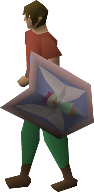 Steel kiteshield (Fairy skin tone 0 pale) equipped male.png