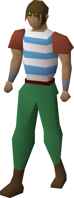 Stripy pirate shirt (blue) equipped male.png