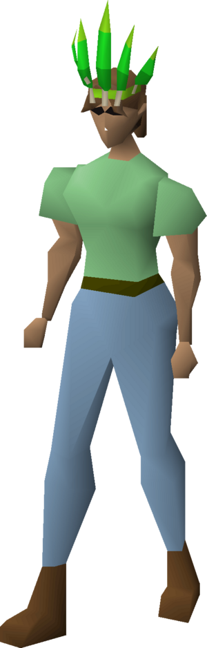Chompy bird hat (expert) equipped female.png