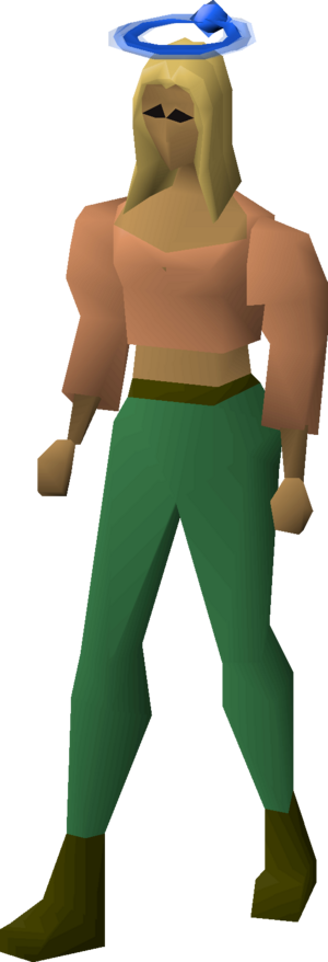 Saradomin halo equipped female.png