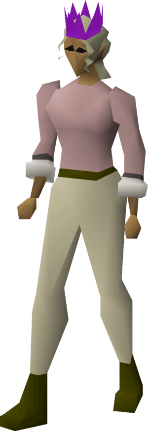 Purple partyhat equipped female.png
