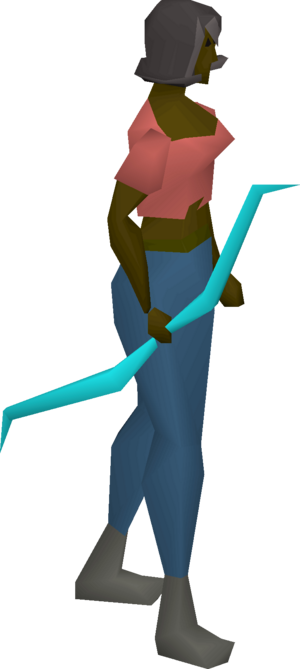 Cursed goblin bow equipped female.png