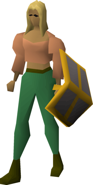 File:Steel kiteshield (g) equipped female.png