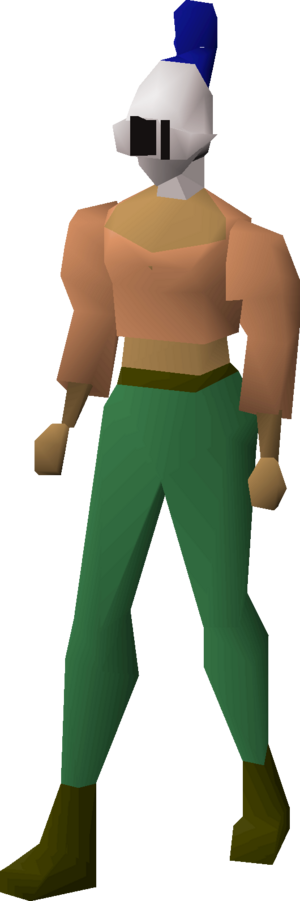 Adamant heraldic helm (Arrav) equipped female.png
